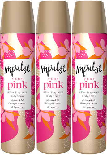 Impulse very pink deo spray - very,