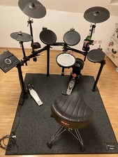 Roland TD17-KV E Drumset, Roland TD-Drum carpet, Noise Eater, Gibralter throne,