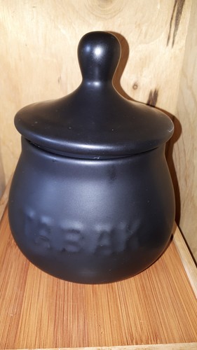 Tabaktopf schwarz keramik - tabaktopf,