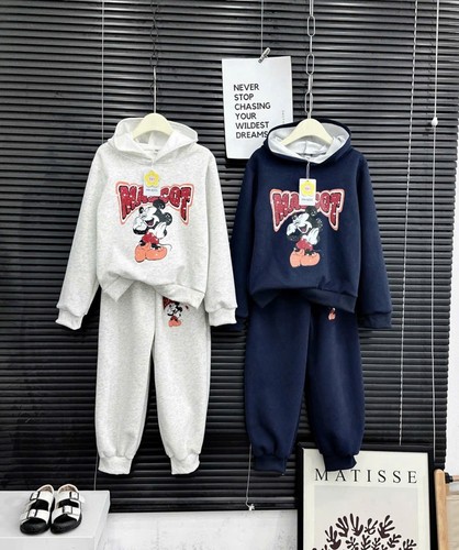 Neues fleece set mit - mit, kapuze