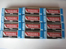 Märklin H0 4536 Kühlwagen "Tuborg" der DSB, 12 Stück Ganzzug neuwertig in OVP