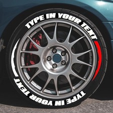 8 Sets Custom Tire Lettering