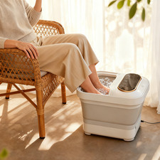 Fußbad Massagegerät Fußsprudelbad Fußmassagegerät BUBBLE-/ROLLENMASSAGE DE