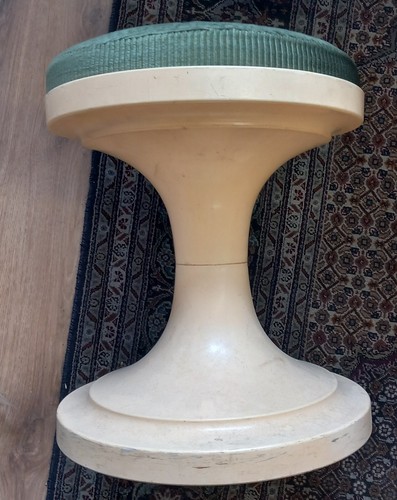 Vintage tulpenfuß hocker - vintage, tulpenfuß-hocker