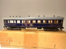 Trix Express 20/166  blauer Wagon-Lit CIWL Speisewagen von ca. 1938 Vorkrieg