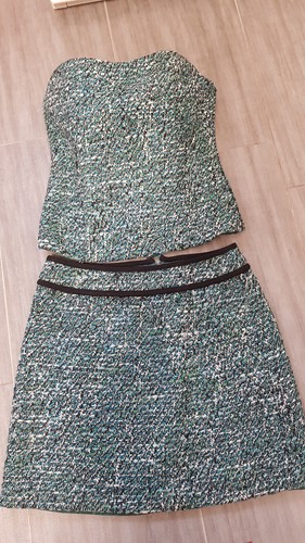 Zweiteiler rock mit bustier - zweiteiler,