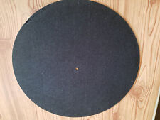 Slipmat (Plattentellerauflagematte) – Schwarz 29,50cm Filz! Neu und Ungebraucht!