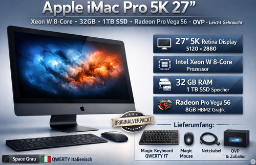 Apple imac pro - 5k, xeon