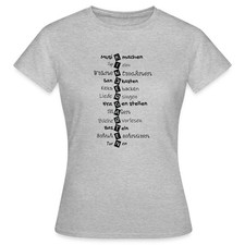 Kindergarten Vertikal Minimalistisch Kita Frauen T-Shirt