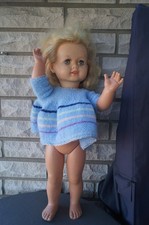 Große,blonde  Puppe ca.60 cm  mit Ziehschnur (Ole)