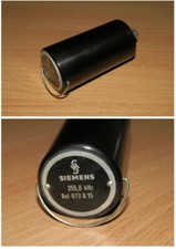 Siemens Thermostat Schwingquarz 255,0 kHz Rel 673 U15 Quarz Filter 8-Pol Loktal