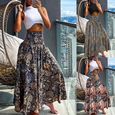 Frauen Boho Lange Blumen