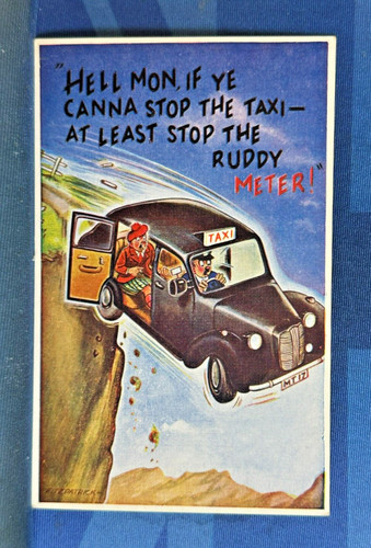 Bamforth motoring comic - bamforth,