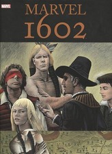 Marvel 1602 Deluxe HC - Neil Gaiman Panini Hardcover + Poster