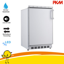 PKM Unterbaukühlschrank mit Gefrierfach KS82.3EUB, 83 Liter, weiß