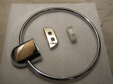 SAM Handtuchhalter rund, Ring chrom glänzend, Wandbefestigung gold