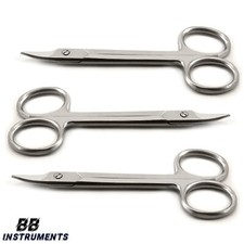 3X Kronenschere gebogen 11,5