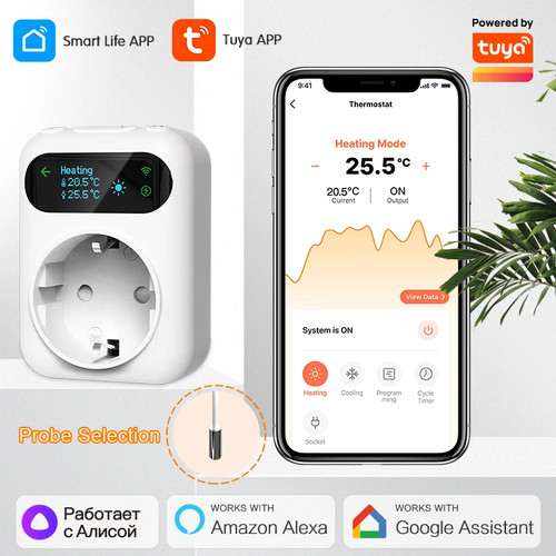 Wlan steckdose thermostat tuya - wlan,