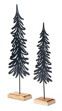 2er Set Tanne Deko-Aufsteller