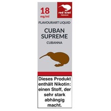 Red Kiwi Liquid 18mg Nikotin Cuban Supreme (5x 10ml)