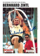 Bernhard Zintl Autogrammkarte