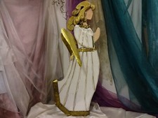 Großer Weihnachtsengel Emma Relief Engel Schutzengel Weihnachtsdekoration 104 cm