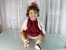 Künstlerpuppe Regina Swialkowski Vinyl Puppe 60 cm. Top Zustand