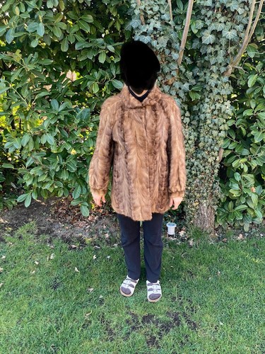 Nerz pfoten jacke pelzmantel - jacke,