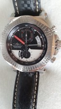 Neuer Fliegerchronograph PILOT INSTRUMENTS, Automatic, Glasboden, Swiss Made