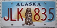 Alaska Nummernschild USA