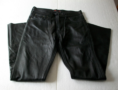 Lederhose echtleder bootcut - lederhose,