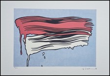 ROY LICHTENSTEIN * Brushstroke