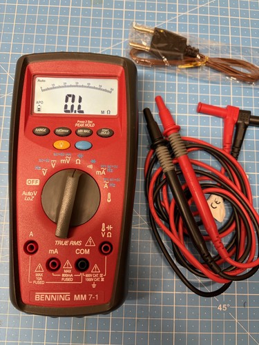 Benning 1 multimeter - benning, 7-1