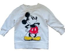 Disney unisex Mickey Maus SweatShirt Oberteil TShirt Langarm H&M Baumwolle Gr 80
