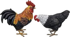 Hahn figur und huhn - figur,