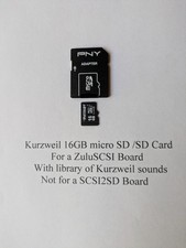 Kurzweil 16GB micro SD Card/SD