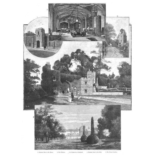 Cassiobury house eingangstor - house,