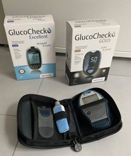 3x GlucoCheck EXCELLENT & GOLD & BAYER BREEZE mit Zubehör