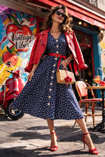 Vintage Diolen Midikleid 60er