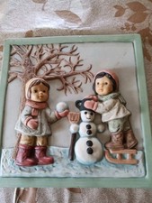 Göbel Keramik Bild , gebraucht aus Nachlass, zum aufhängen 