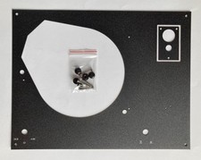 Thorens TD... für 160 165 166 MKII MKIV Deckplatte Face Plate Abdeckung BLACK S