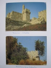Sammelalbum für 90 Postkarten und Bilder Israelreise 70er Jahre