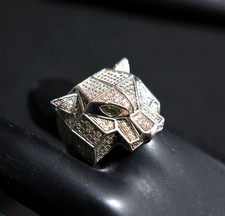 Großer Panthers-Kopf-RING