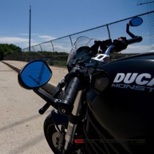 Motorrad Lenker Endseite