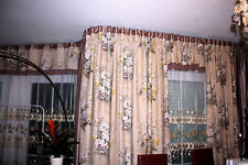 Laura Ashley Leinen Wohnzimmer 4xGardinen Set: 2x(BxH)150x245cm + 2x 270x245(BxH