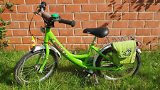 PUKY Kinderfahrrad, 3-Gang, 18 Zoll, grün, inkl. Batterielicht hinten u.Zubehör