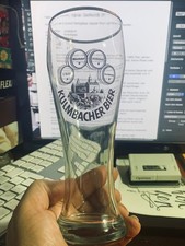 modernes 0,3 l Kulmbacher Bierglas: Mönchshof, EKU, Reichelbräu, Sandlerbräu