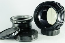 Jupiter-9 Objektiv modifiziert mit anamorphem Bokeh & Flare Streifen für Micro 4/3rds