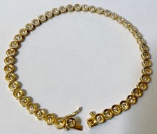 Tennisarmband 750 er Gold 45 Diamanten im Brillantschliff 2,00 Ct ca 20 cm 10 g