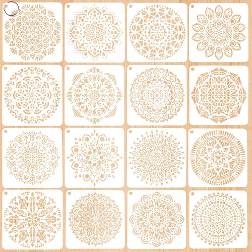 Mandala schablonen set - schablonen,